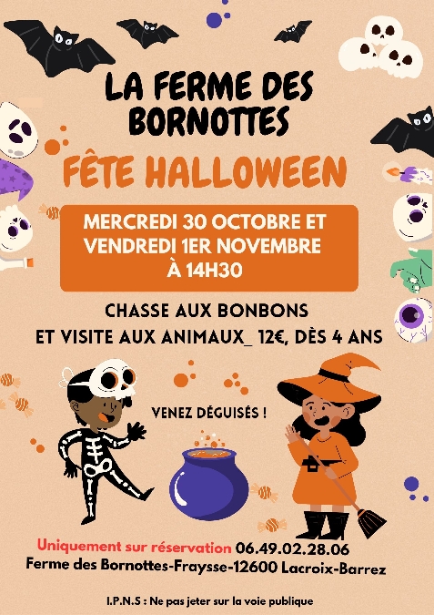 Halloween à la Ferme des Bornottes