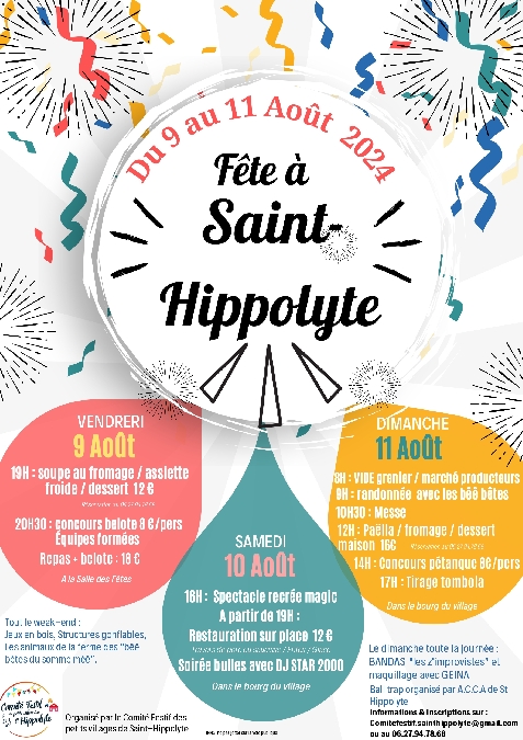 St Hippolyte en fête