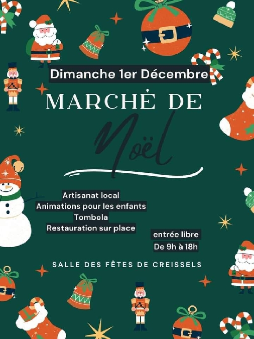 Marché de Noël à Creissels