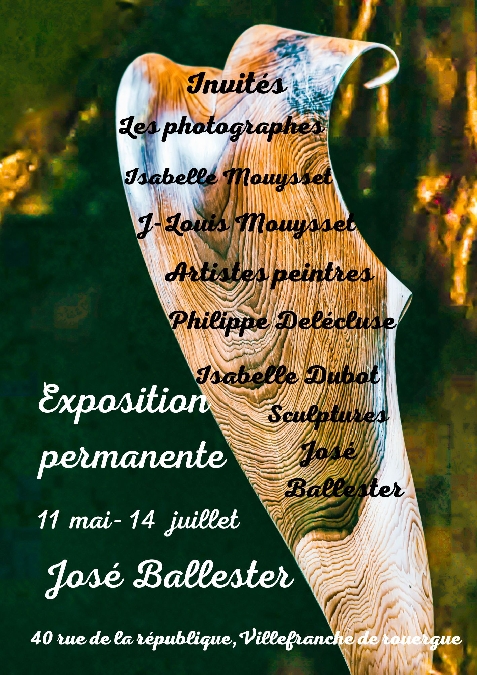 Exposition José Ballester  France Occitanie Aveyron Villefranche-de-Rouergue 12200