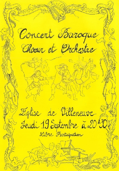 Villeneuve - Concert baroque en l