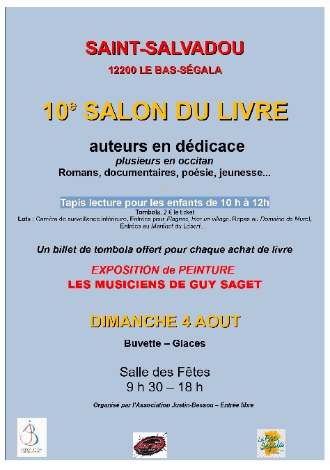 Salon du livre à Saint-Salvadou