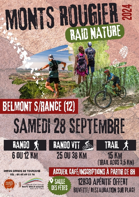 Monts Rougier RAID NATURE Le 28 sept 2024