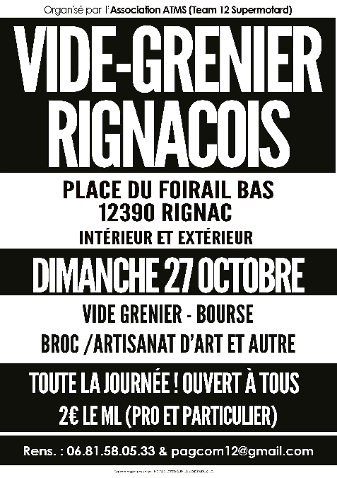 Vide-grenier Rignacois