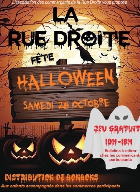 La Rue Droite fête Halloween