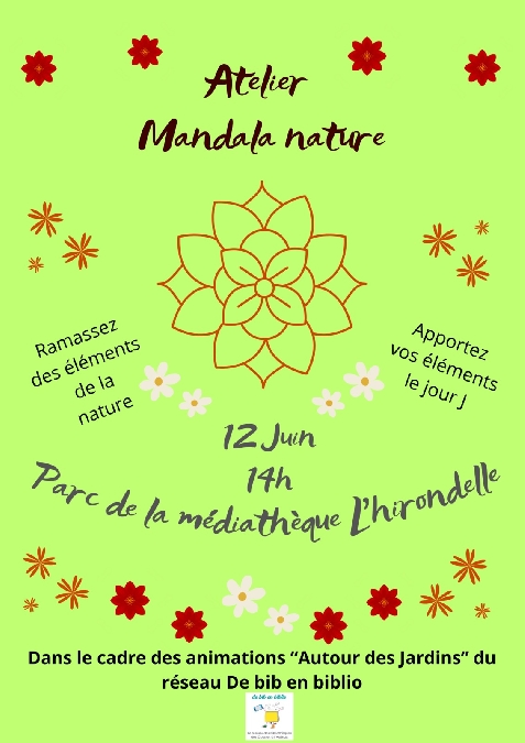Atelier Mandala végétal à Saint Laurent d'Olt