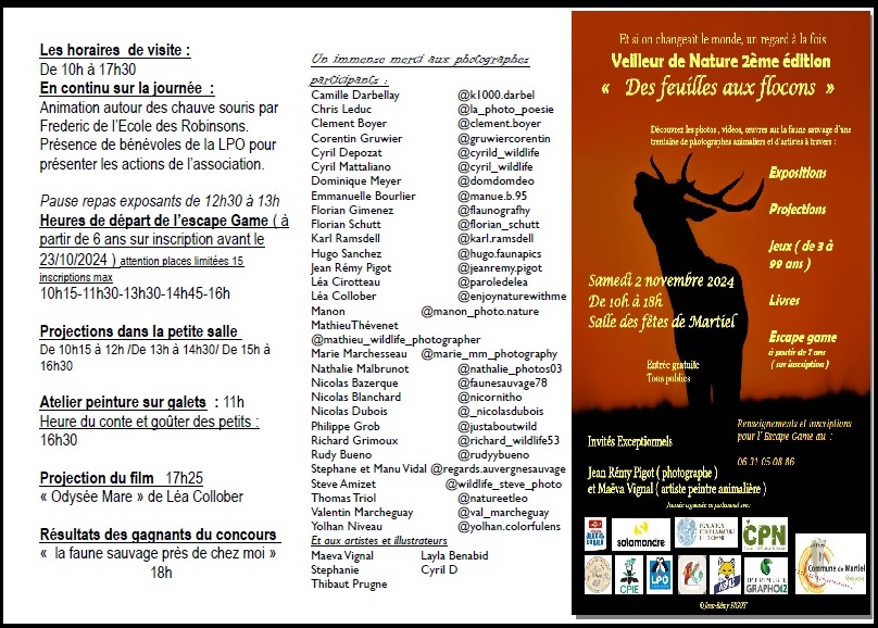 Exposition "Veilleur de Nature"