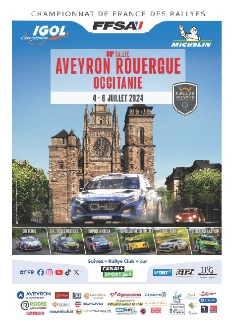 50ème Rallye Aveyron Rouergue Occitanie