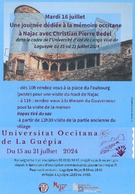 Visite dédiée à la mémoire occitane de Najac