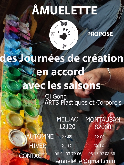 Atelier Qi Gong et arts plastiques Du 28 sept au 21 déc 2024