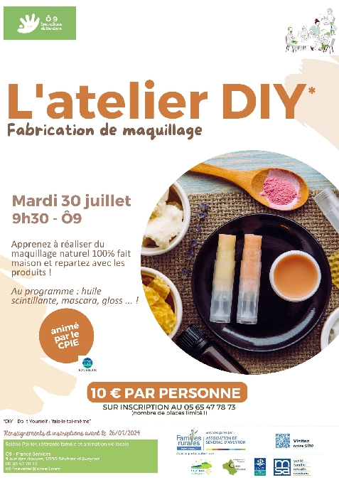 Atelier DIY - Fabrication de maquillage