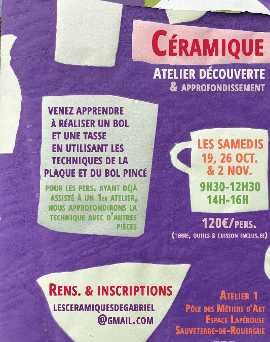 Atelier céramique