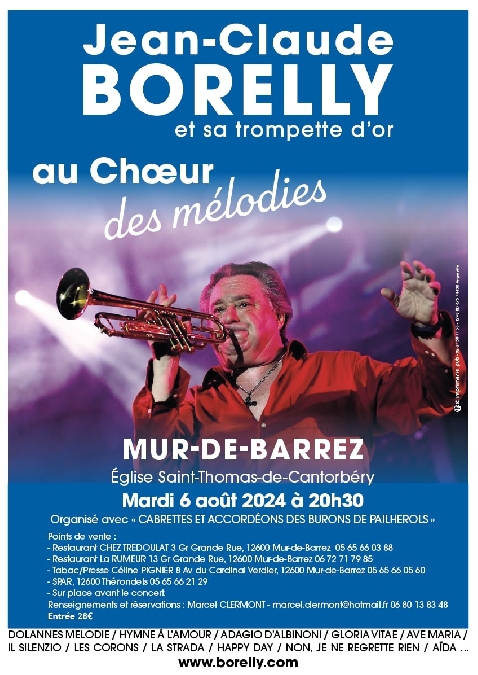 Concert à l'église de Mur-de-Barrez