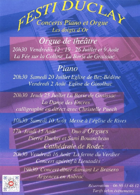 Concert d'orgue de théatre par Pierre Duclay