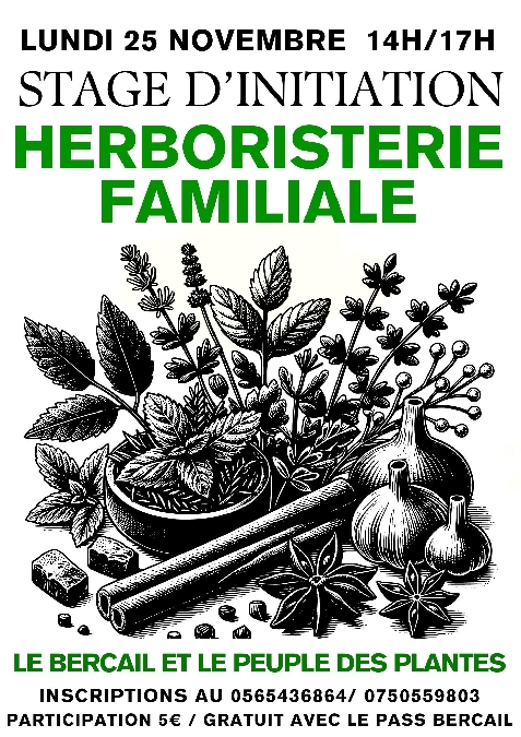 FABRIQUE LE TOI MEME - BERCAIL : Initiation à l'herboristerie familiale