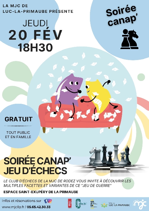 SOIRÉE CANAP' : Jeu d'échecs