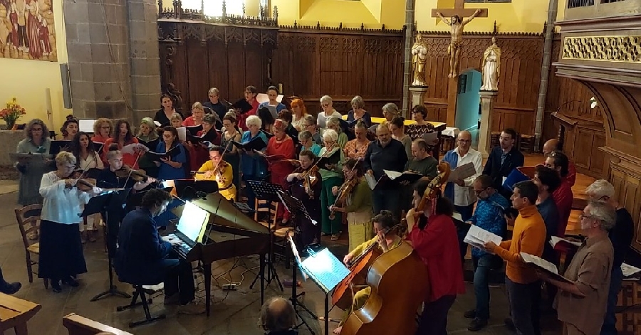 Concert choeur et orchestre de musique baroque