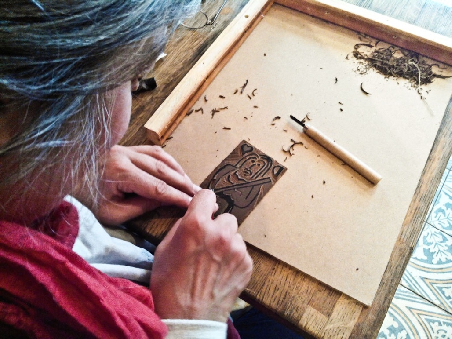 Atelier : Initiation à la linogravure