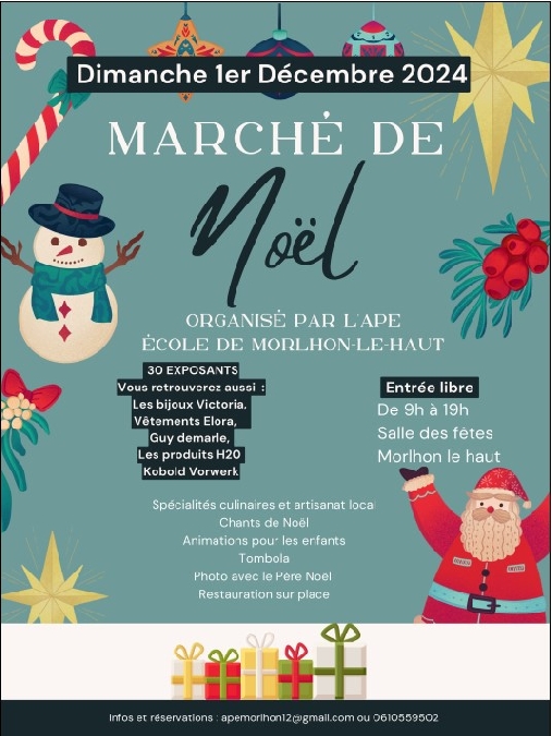 Marché de Noël par l