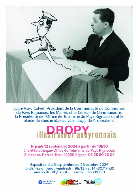 Exposition DROPY illustrateur aveyronnais Du 6 sept au 26 oct 2024