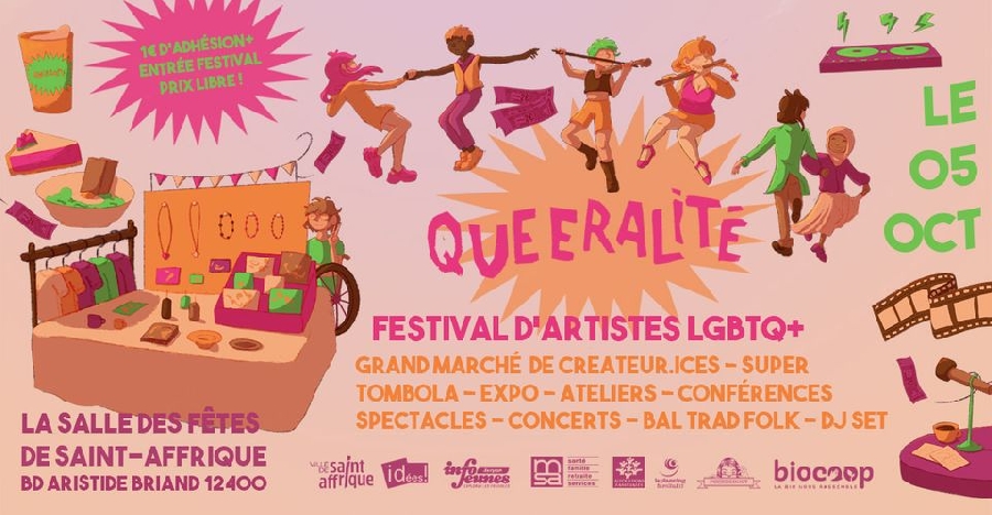 Queeralité : Festival 2024 Le 5 oct 2024