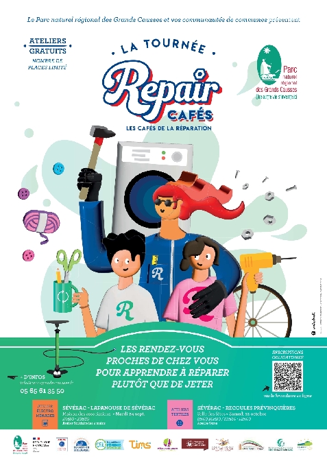 Repair Café "Atelier Textile" à Recoules-Prévinquières Le 12 oct 2024