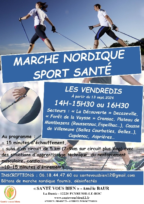 Marche nordique Sport Santé