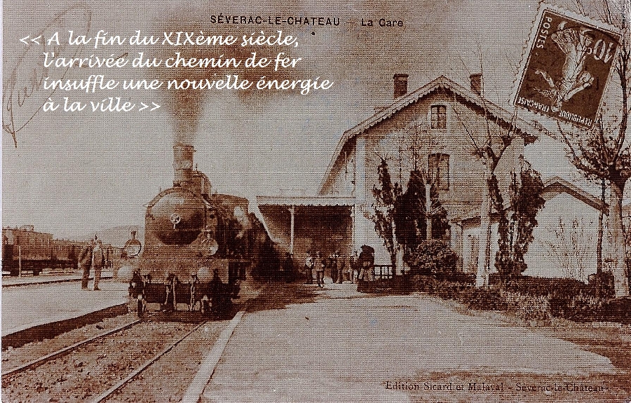 Exposition sur la gare de Sévérac-le-Château