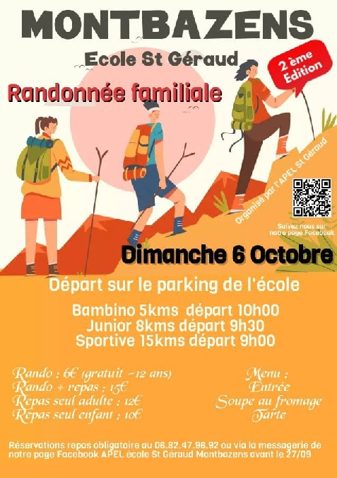 Randonnée familiale Le 6 oct 2024