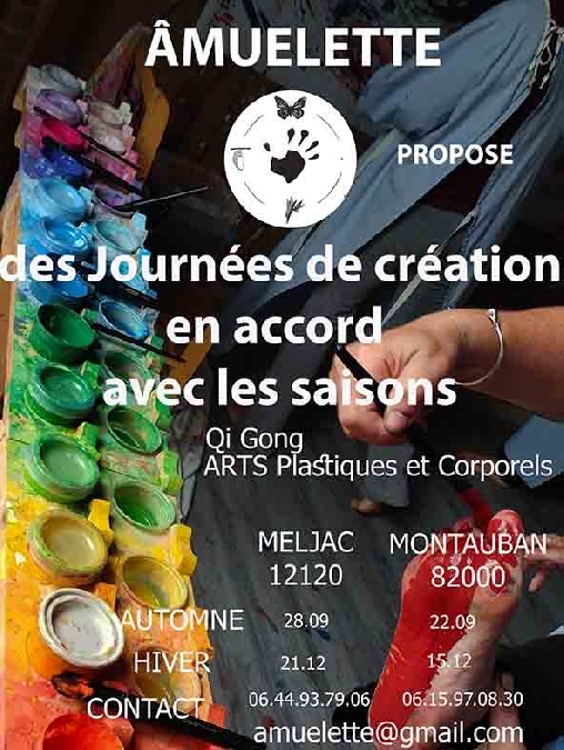 Journées créations artistiques en accord avec les saisons