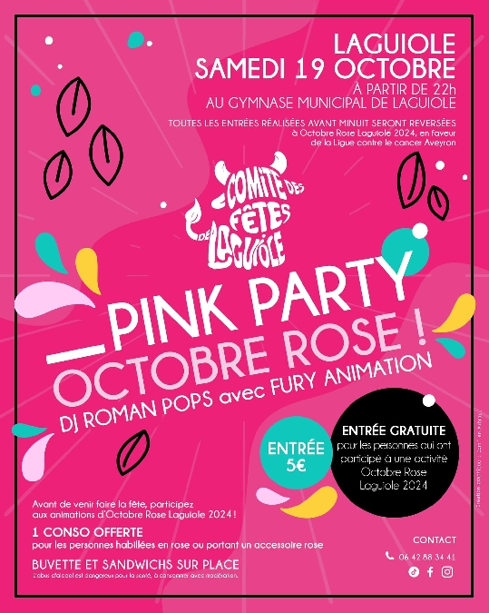 Pink Party - Octobre Rose