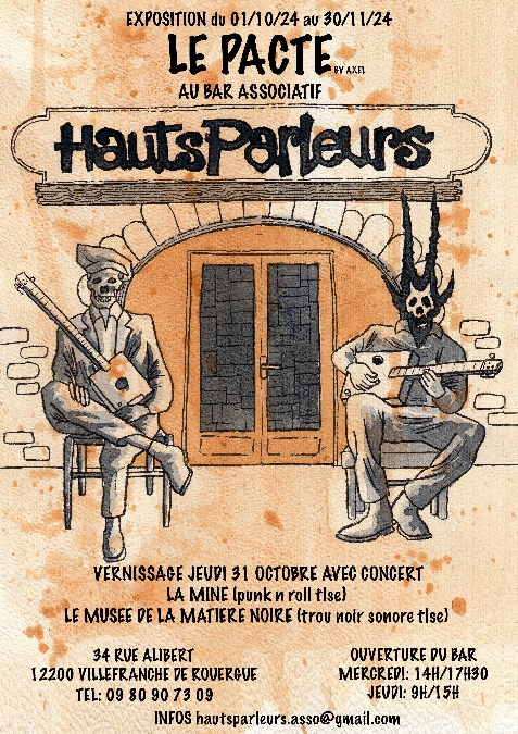 Exposition : le Pacte by Yeti - Les Hauts Parleurs Du 1 oct au 30 nov 2024