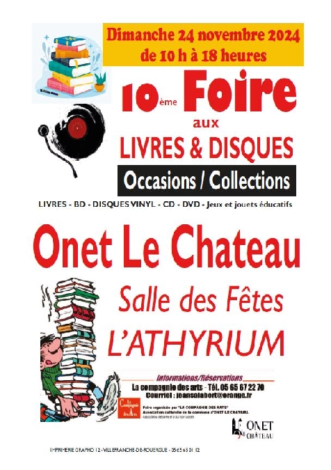 10ème Foire aux livres et disques d'occasion