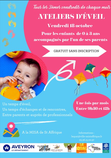 Atelier d'éveil pour les 0-3 ans