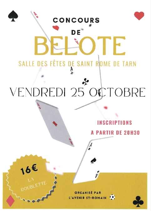 Concours de belote