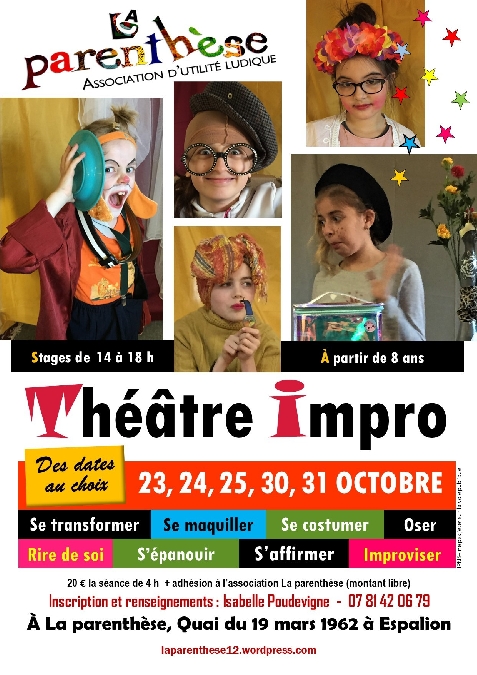 Ateliers de Théâtre d'improvisation