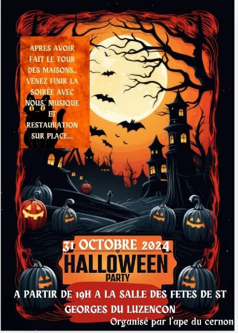 Halloween party Le 31 oct 2024