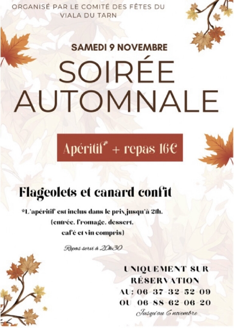 Soirée automnale