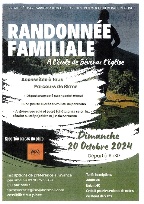 Randonnée familiale à Sévérac l