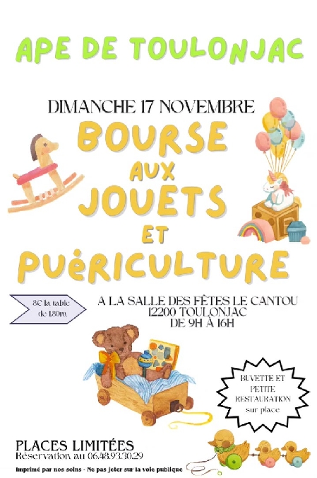 Bourse aux jouets et puériculture